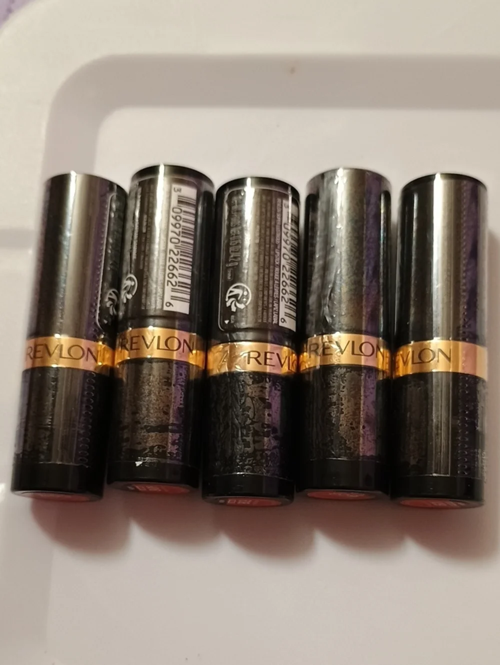 5 x Revlon Super Lustrous Lipstick, 809 Wild Saffron